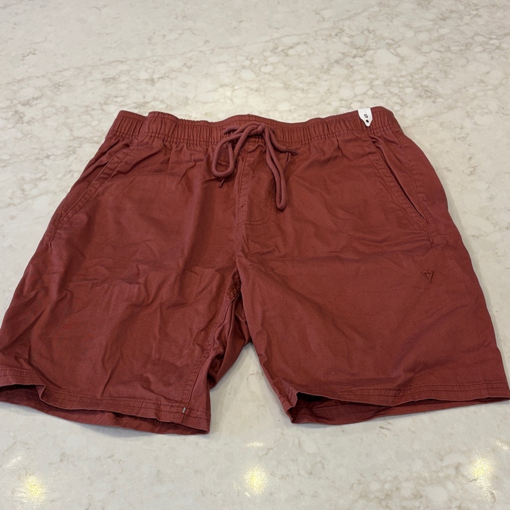 Vissla dark red shorts